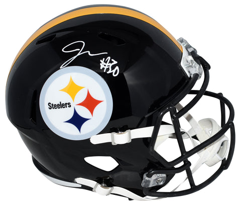 JAYLEN WARREN SIGNED PITTSBURGH STEELERS FULL SIZE SPEED HELMET BECKETT