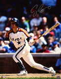 Craig Biggio Autographed Houston Astros 16x20 Batting Photo- Tristar *Silver