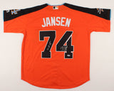 Kenley Jansen Signed All-Star Game Jersey Inscribed "1 IP 3 K's" (PSA COA)