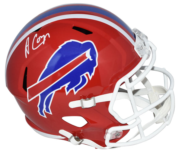 AMARI COOPER AUTOGRAPHED BUFFALO BILLS RED FULL SIZE SPEED HELMET BECKETT