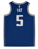 De'Aaron Fox Autographed 23-24 Sacramento Kings Blue City Ed.Swingman Jersey UDA