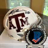 Von Miller Autographed Signed Texas ATM Aggies Mini Helmet Beckett Broncos