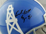 Earl Campbell Autographed Houston Oilers Full Size ProLine TB Helmet W/ HOF- JSA