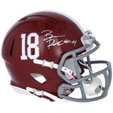 Brian Robinson Autographed Alabama Crimson Tide Mini Speed Helmet Fanatics