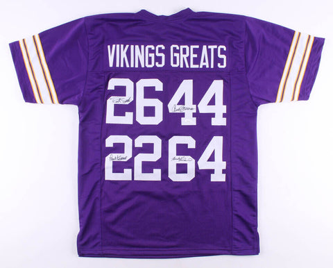 Minnesota Vikings Greats Jersey Signed by 4 / Foreman, Smith, Krause, & McDaniel