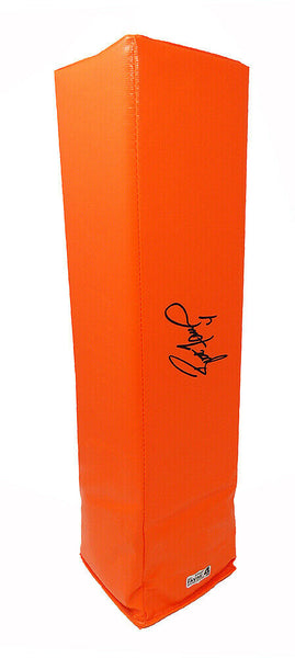 Brett Favre Green Bay Packers Signed Orange Endzone Pylon - SCHWARTZ COA