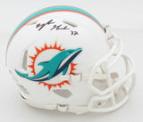 Myles Gaskin Signed Dolphins Mini Helmet (JSA COA) 2020 Miami #1 Running Back