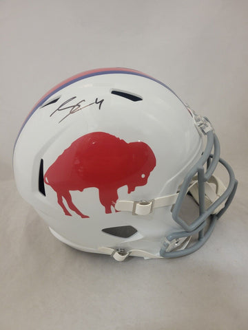 JAMES COOK SIGNED BUFFALO BILLS FULL SIZE CLASSIC SPEED REPLICA HELMET BECKETT