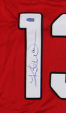 Kurt Warner Signed Arizona Custom Red Jersey