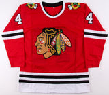 Jan Rutta Signed Blackhawks Jersey (Beckett) Chicago Rookie Defenseman