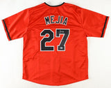 Francisco Mejia Signed Cleveland Indians Jersey (Beckett) Catcher