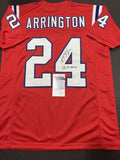 Kyle Arrington Signed New England Patriots Jersey Inscribd SB 49 Champ (JSA COA)