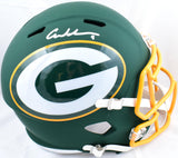 Christian Watson Autographed Packers F/S Amp Speed Helmet-Beckett W Hologram