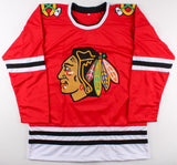 Nick Schmaltz Signed Blackhawks Jersey (Beckett COA) Chicago Rookie Center