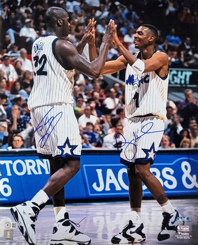 Shaquille O'Neal & Anfernee Penny Hardaway Signed Magic 16x20 Photo Beckett