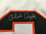 FRAMED Autographed/Signed ORLANDO CEPEDA 33x42 SF White Jersey JSA COA Auto