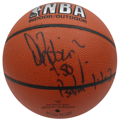 David Robinson Autographed Signed Spalding I /O Basketball Spurs JSA #AT76251