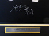 STEELERS ANTONIO BROWN AUTOGRAPHED FRAMED BLACK NIKE JERSEY BECKETT 130317