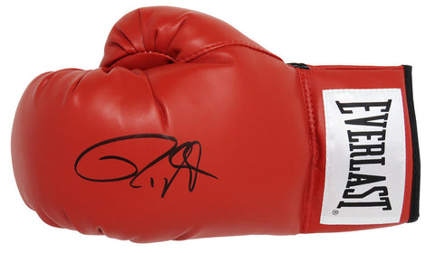 ROY JONES JR Signed Everlast Red Boxing Glove - SCHWARTZ