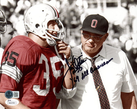 Jim Otis Signed Ohio State Buckeyes 8x10 Photo 69 Heisman Beckett 47275