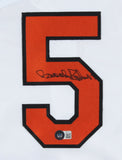 Brooks Robinson Signed Baltimore Orioles Jersey (Beckett COA) All Star 3rd Base