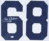 Jim Osborne Signed Bears Jersey (Beckett COA) Chicago Defensive End (1972-1984)