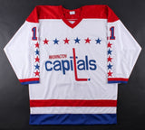 Mike Gartner Signed Capitals Jersey Inscribed "HOF 01" (JSA COA) 700 Goal Scorer