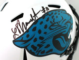 Laviska Shenault Autographed Jaguars Lunar Speed F/S Helmet- Beckett W *Black