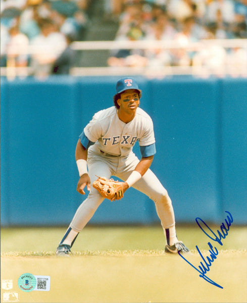 Rangers Julio Franco Authentic Signed 8x10 Photo Autographed BAS #BD71758