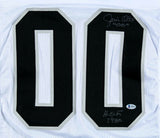 Jim Otto Signed Raiders Football Jersey Inscribed "HOF 1980" (Beckett COA)