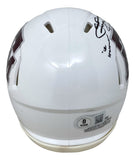 Johnny Manziel Signed Texas A&M White Mini Speed Helmet 12 Heisman BAS ITP