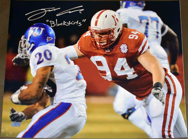 JARED CRICK SIGNED AUTOGRAPHED NEBRASKA CORNHUSKERS 16x20 PHOTO COA