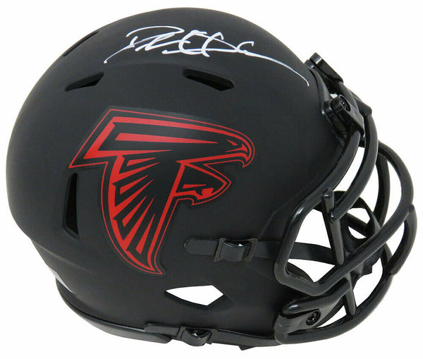 Deion Sanders Signed Atlanta Falcons Eclipse Riddell Speed Mini Helmet - SS COA