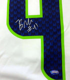 SEAHAWKS BYRON MAXWELL AUTOGRAPHED WHITE NIKE JERSEY SIZE XL MCS HOLO 85551