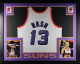 Steve Nash Autographed Phoenix Suns Mitchell & Ness Framed Jersey Beckett