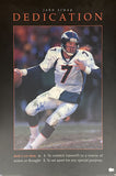 John Elway Signed Denver Broncos 24x36 Wood Sign Poster Beckett 44989