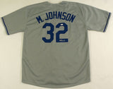 Magic Johnson Signed Los Angeles Dodgers Jersey (JSA) Lakers Superstar NBA HOF