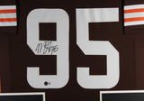 MYLES GARRETT (Browns brown TOWER) Signed Autographed Framed Jersey Beckett