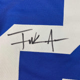 Autographed/Signed Frank Gore Indianapolis Blue Football Jersey JSA COA