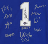 2021 Kentucky Wildcats Team Signed John Caliparii Jersey (Beckett Holo) 12 Sigs.