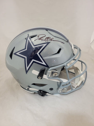 DEION SANDERS SIGNED DALLAS COWBOYS SPEEDFLEX HELMET BECKETT QR