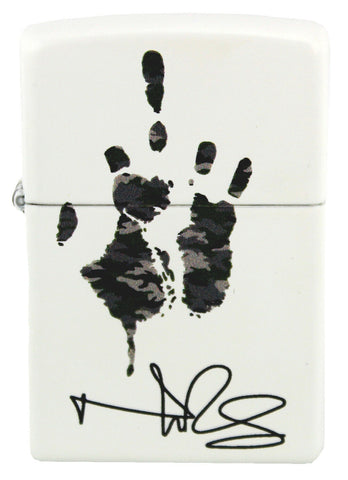 Norman Reedus Exclusive Signature Zippo Lighter Limited Edition - White Camo