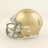 Raghib "Rocket" Ismail Signed Notre Dame Fighting Irish Mini Helmet (Beckett) WR