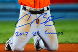 Alex Bregman Signed Houston Astros 16x20 Celebration Photo w/Insc.-BeckettW Holo