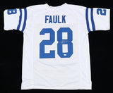 Marshall Faulk Signed Indianapolis Colts Jersey (JSA COA) NFL MVP 2000 / RB