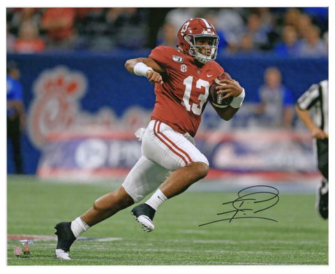 TUA TAGOVAILOA Autographed Alabama "Running" 16" x 20" Photograph FANATICS