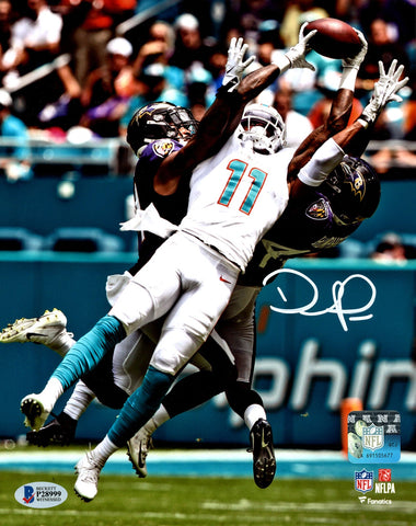 DEVANTE PARKER AUTOGRAPHED 8X10 PHOTO MIAMI DOLPHINS BECKETT BAS STOCK #177575