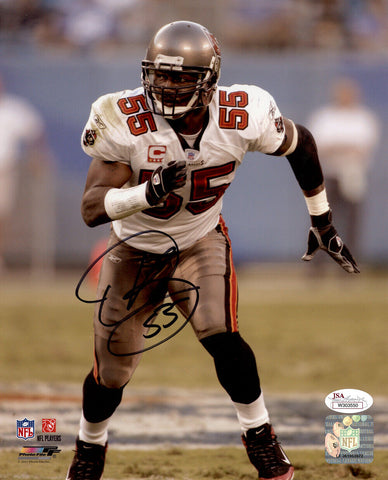 Derrick Brooks Autographed Tampa Bay Buccaneers 8x10 Photo JSA 48599