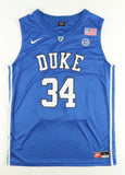 Wendell Carter Jr. Signed Duke Blue Devils Jersey (Beckett) 2018 Bulls 1st Rd Pk