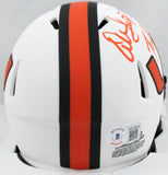 Warren Sapp Signed Miami Hurricanes Lunar Speed Mini Helmet w/The U-BeckettWHolo